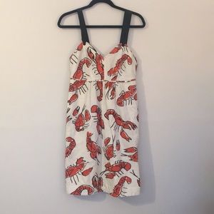Anthropologie Lobster dress